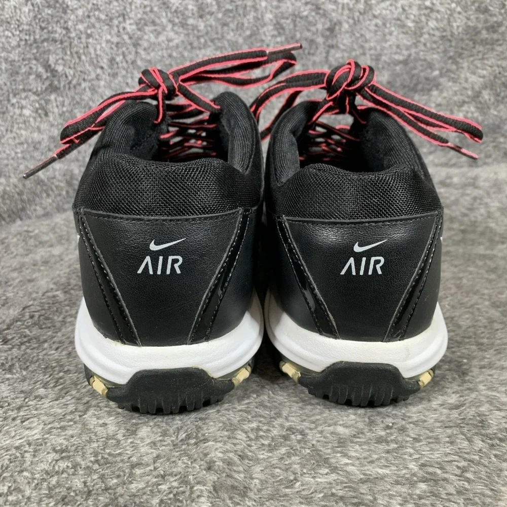 Nike Air Golf Shoes Women's 10 Black Pink Athletic Spiked 418382-010